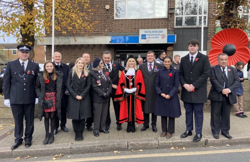 Hornchurch Remembrance Parade and Service 2021