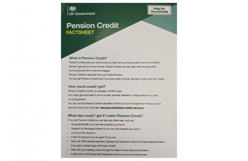 Pension Credit Cost of Living Payment