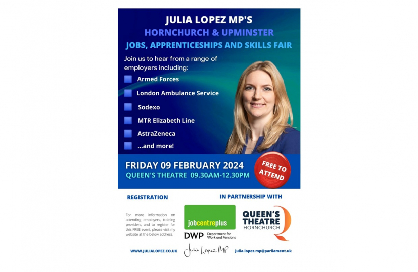 Jobs, Apprenticeships and Skills Fair Leaflet