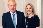 Julia Lopez MP with Prime Minister Boris Johnson