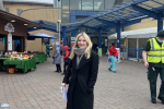 Julia Lopez MP at Queen's Hospital